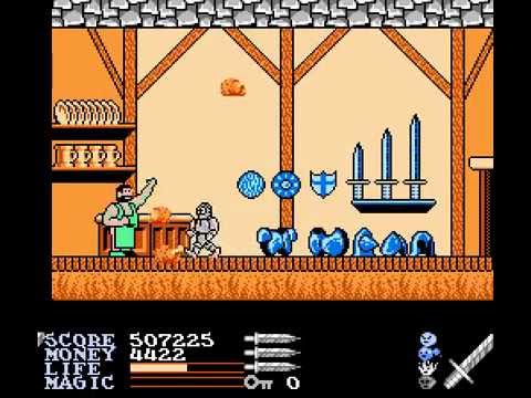 wizards warriors nes cheats