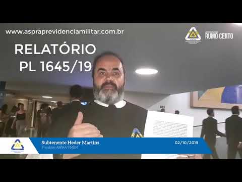 Urgente: Veja o Relatório do PL 1645/19