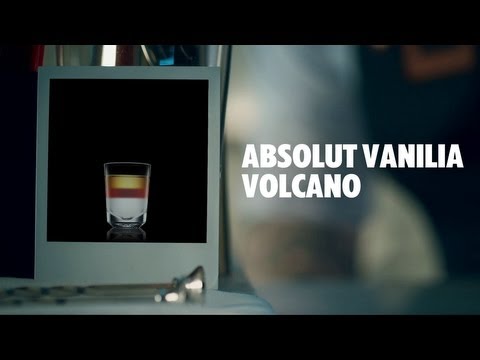 ABSOLUT VANILIA VOLCANO DRINK RECIPE - HOW TO MIX