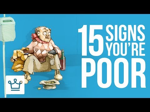 15 Signs You Are POOR Video
