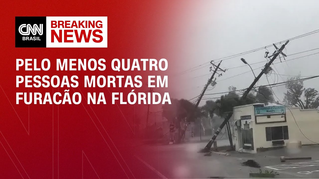 Pelo menos quatro pessoas mortas em furacão na Flórida | LIVE CNN