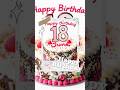 HAPPY BIRTHDAY 18 JUNE Happybirthday Cake June