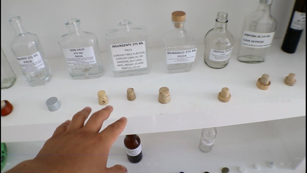 Cual es la mejor botella para envasar mezcal