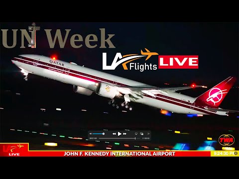🔴AÇÃO AO VIVO NO AEROPORTO JFK! | John F. Kennedy International | Avião ao vivo