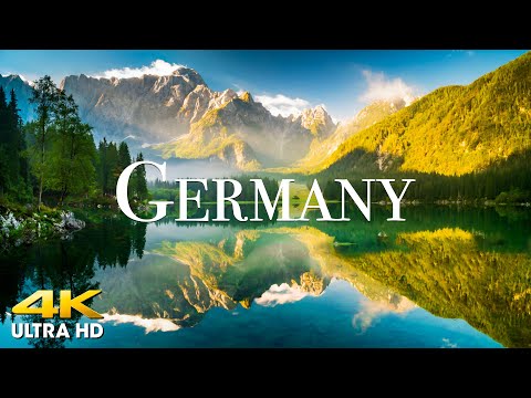 FLYING OVER GERMANY (4K UHD) - Scenic Relaxation Film With Calming Music - 4K Video Ultra HD