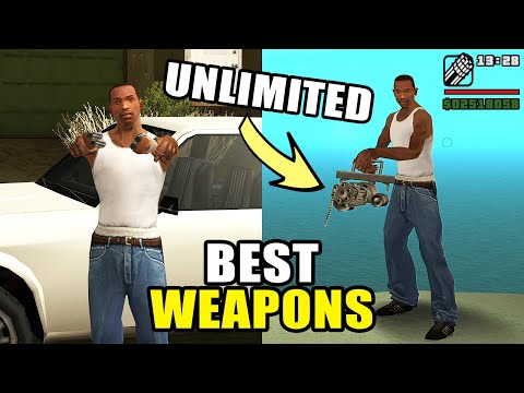 Where to Find BEST WEAPONS in GTA San Andreas (Locations)