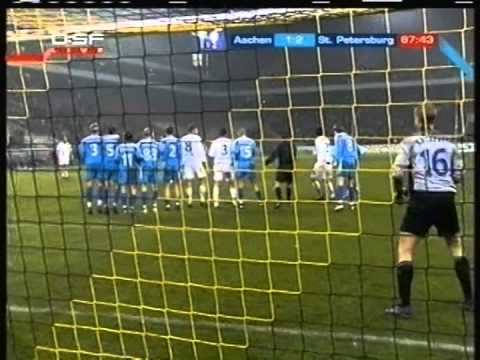 2004 (December 2) Alemannia Aachen (Germany) 2- Zenit St Petersburg (Russia) 2 (UEFA Cup)