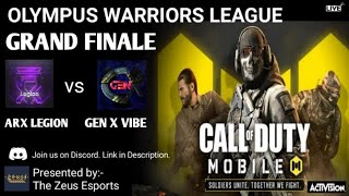 OLYMPUS WARRIORS LEAGUE Present By Zeus Esports. Grand Finals. | InWay Gaming | # ZeusEsports
