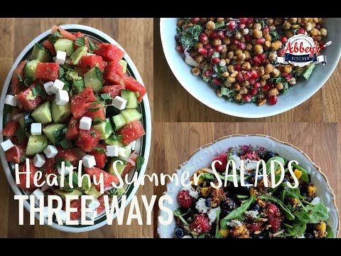 THREE Healthy Summer SALAD Recipes