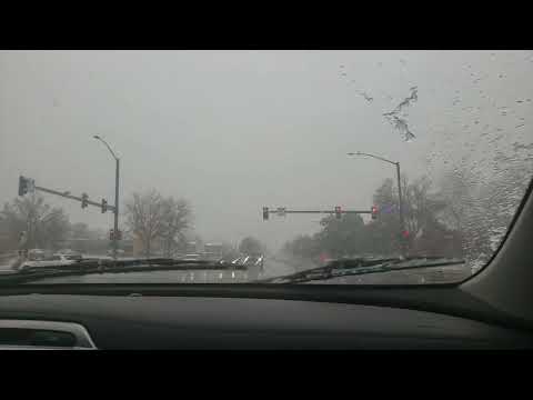Colorado's First Snowfall in Fall 2022 | White Out Conditions | October | Autumn | Snow | Blizzard?