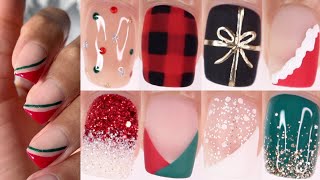 14 CHRISTMAS NAIL DESIGNS | huge Christmas nail art compilation using gel nail polish and regular
