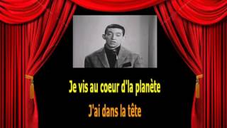 Karaoké Serge Gainsbourg   Le poinçonneur des lilas