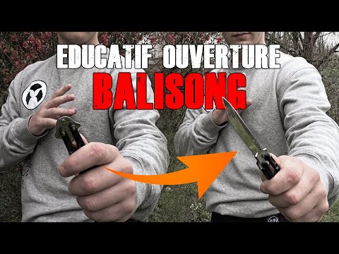 MAITRISIER l'ouverture et la fermeture du couteau-papillon (Balisong) en quelques étapes simples