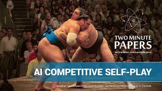 AI Competitive Self-Play | Two Minute Papers #205