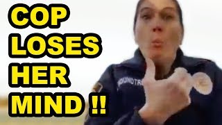 "YOU'RE NOT FROM HERE !!" - BLACK WOMAN MOCKED BY COP - NO TICKET WRITTEN - First Amendment Audit