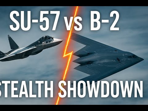 Su-57 vs B-2 Bomber: Stealth Showdown Between Russia and the USA