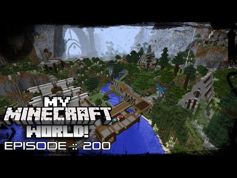 MY MINECRAFT WORLD! | WORLD TOUR & ANNOUNCEMENTS!  | Episode 200 (Let's Play 1080p)