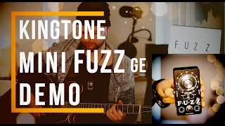 Video thumbnail for KingTone mini FUZZ (GE) - Pedal Demo (with Jackson Audio Golden Boy & TC Electronic Sub 'N' Up) by Philip Czarnecki