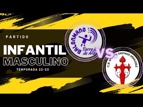 PARTIDO INFANTIL MASCULINO. TORREJON  vs ARANJUEZ. TEMPORADA 22/23  - 25/03/2023