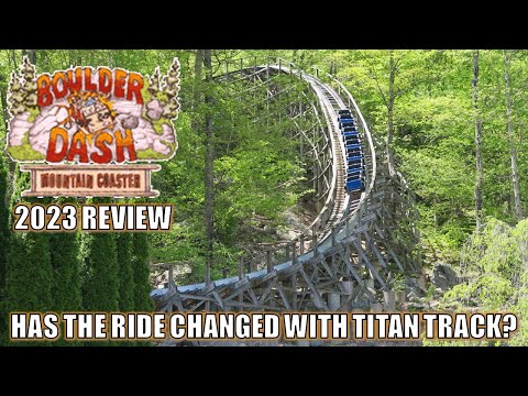 Video review of Boulder Dash by Canobie Coaster