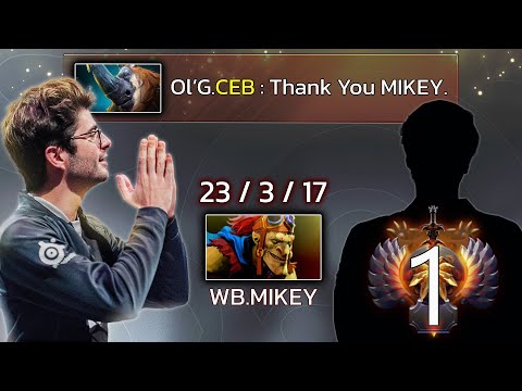 ✔️Time To Carrying [ TI WINNER ] OG.CEB - WB.Mikey [RANK 1] 10300 Avrg - Dota 2 Mikey - کسری مایکی