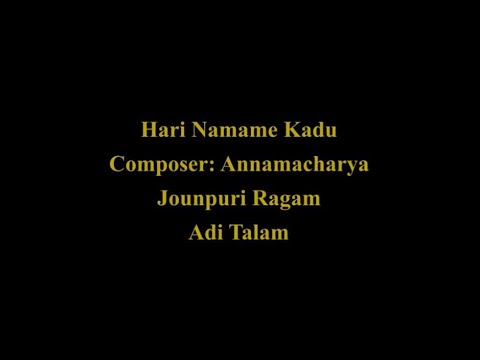 Hari Namame Kadu