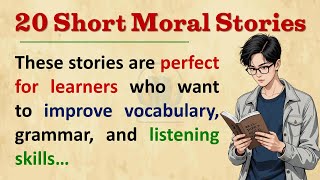 20 Short Moral Stories || Graded Reader || Read & Learn English #shorts