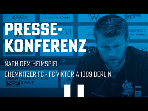 Chemnitzer FC | Pressekonferenz nach dem Heimspiel gegen FC Viktoria 1889 Berlin