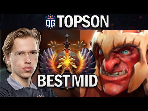 OG.TOPSON TROLL WARLORD - BEST MID - DOTA 2 PRO GAMEPLAY