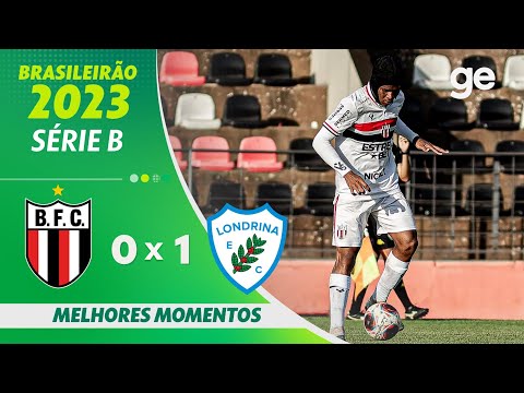 Gols e lances de Botafogo-SP x Londrina