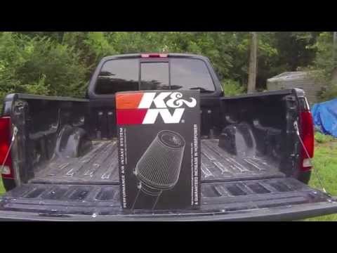 K&N High Flow intake system How To install and review Ford F150 4x4