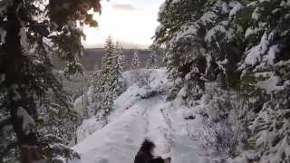 preview picture of video 'TR Point in Snow - Tumbler Ridge, BC - DJI Phantom 2 Vision Plus'