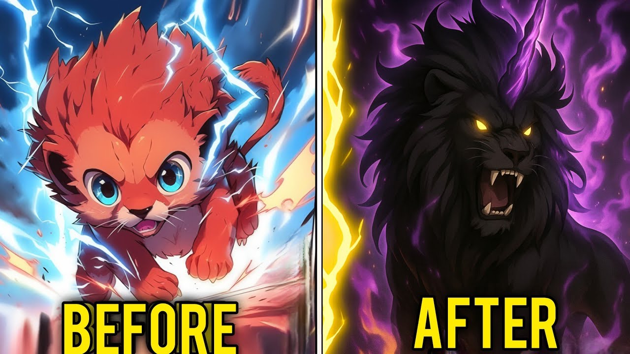 He gets Reincarnated as a Lion with Level Up System & Becomes Animals King | Manhwa Recap