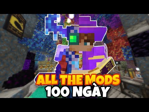 Hành Trình Sinh Tồn 100 Ngày All the Mods 8 Trong Minecraft Siêu Khó [FULL MOVIE]