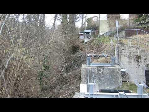 Telefuni Cademario - Bergfahrt aussen - Funicolare