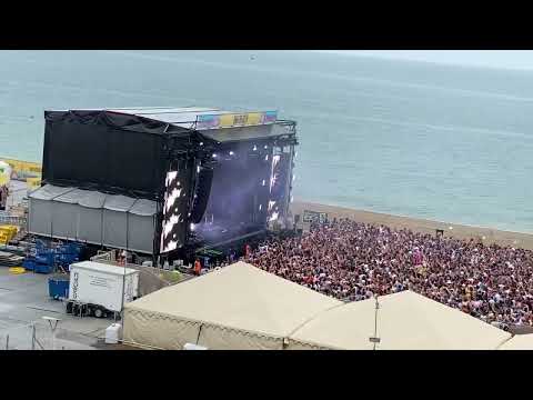 Fatboy Slim Live On The Beach! Entrance. 20 years since the historic Big Beach Boutique Brighton!