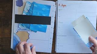 Weekly layout for Frankenplanner- flip through