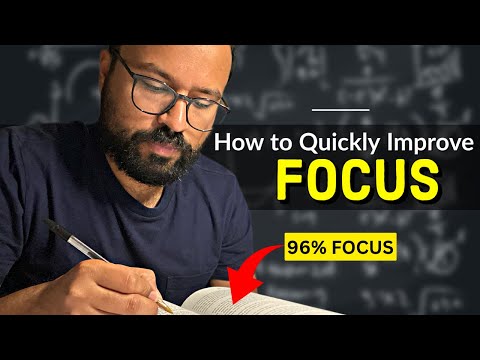How To Quickly Improve Focus And Concentration (in Hindi)
