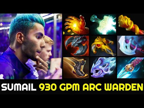 SUMAIL Arc Warden 930 GPM - Hard Game vs Spectre 7.27 Dota 2
