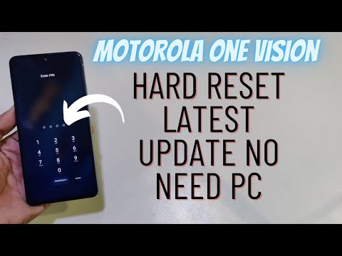 Motorola One Vision Hard Reset Unlock Password