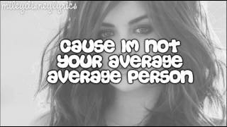 Extra Ordinary - Lucy Hale [Lyrics]