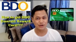 How you can get bdo rewards card