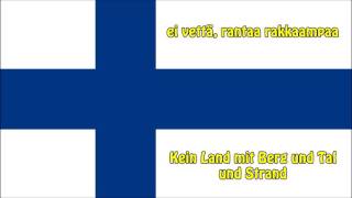 Die Nationalhymne Finnlands - Anthem of Finland (FI/DE Text)