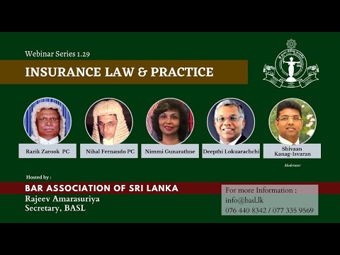BASL Webinar 1.29 - Insurance Law & Practice