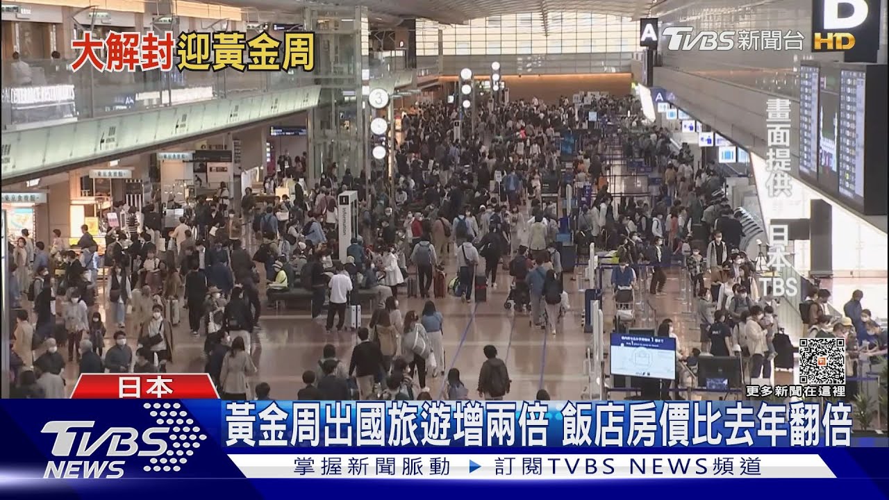 連放九天日黃金周登場　海外旅遊首選台北排第二