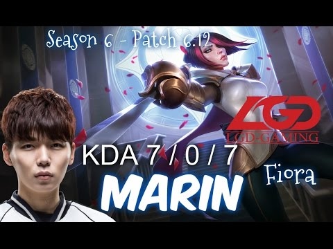 LGD MaRin FIORA Top vs MAOKAI - Patch 6.12 KR Ranked | League of Legends