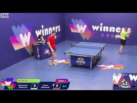WINners CUP table 2  02.01 Shcherban Aleksandr - Liman Aleksandr 14:00