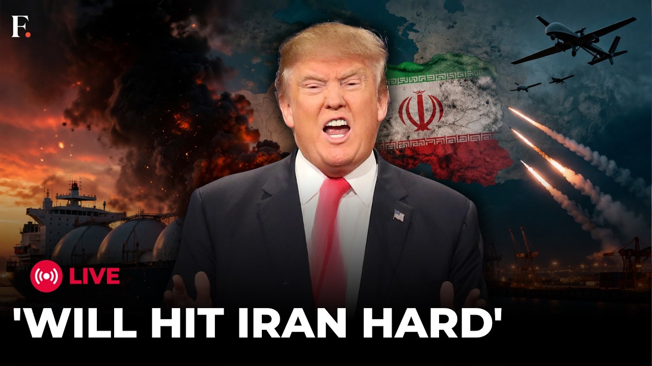 US IRAN WAR LIVE: Trump WARNS Iran: 'We're Going to Hit Them Very Hard' After Egypt Tanker Strike
