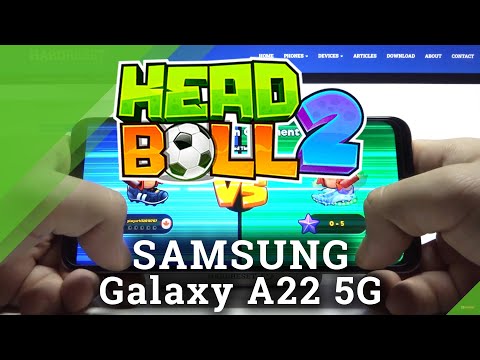 Test Game Head Ball 2 on SAMSUNG Galaxy A22 5G | MediaTek Dimensity 700 | 4GB RAM | Gameplay Check