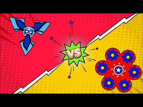 Fidget Spinner vs Super Hero-Epic Battle Simulator Video